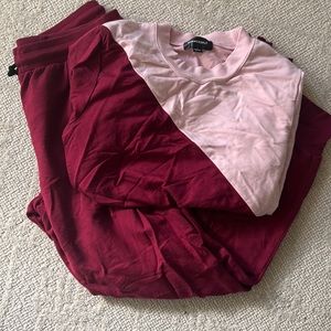 Summersalt Set pink and burgundy small